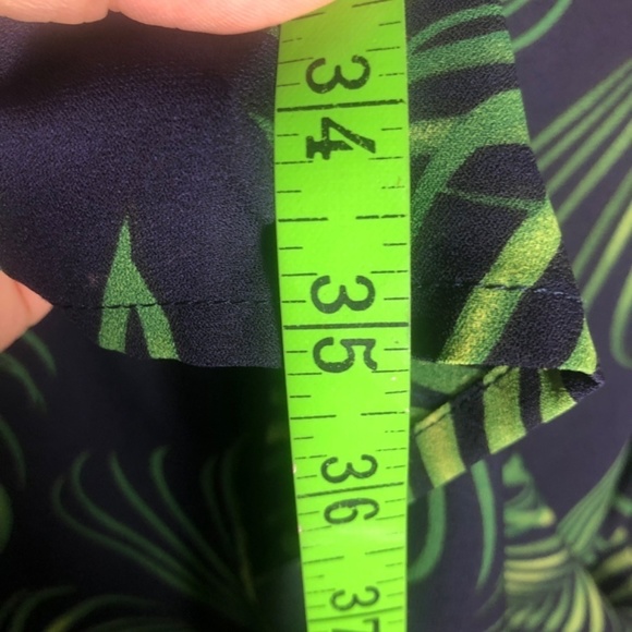 Womens Blue & Green Sleeveless Sheer Dress. Size XXL. - Picture 4 of 5